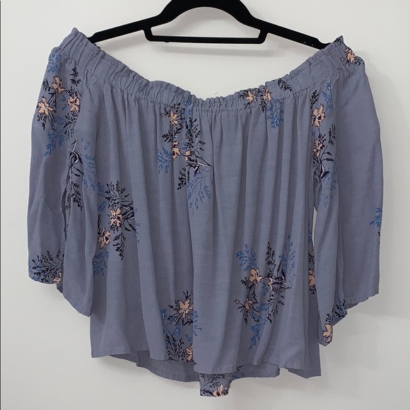 Nordstrom Tops - Lavender off the shoulder floral top